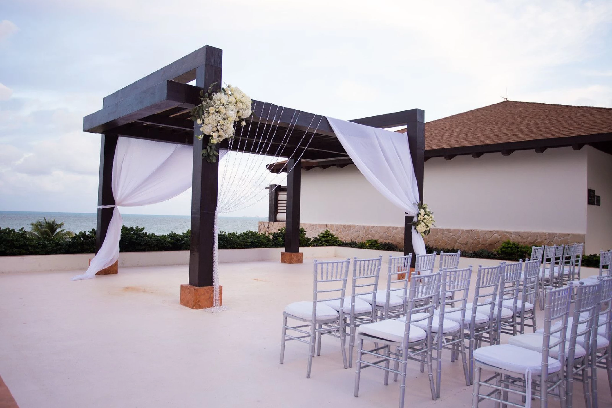 Wedding gazebo at Secrets Playa Mujeres Resort