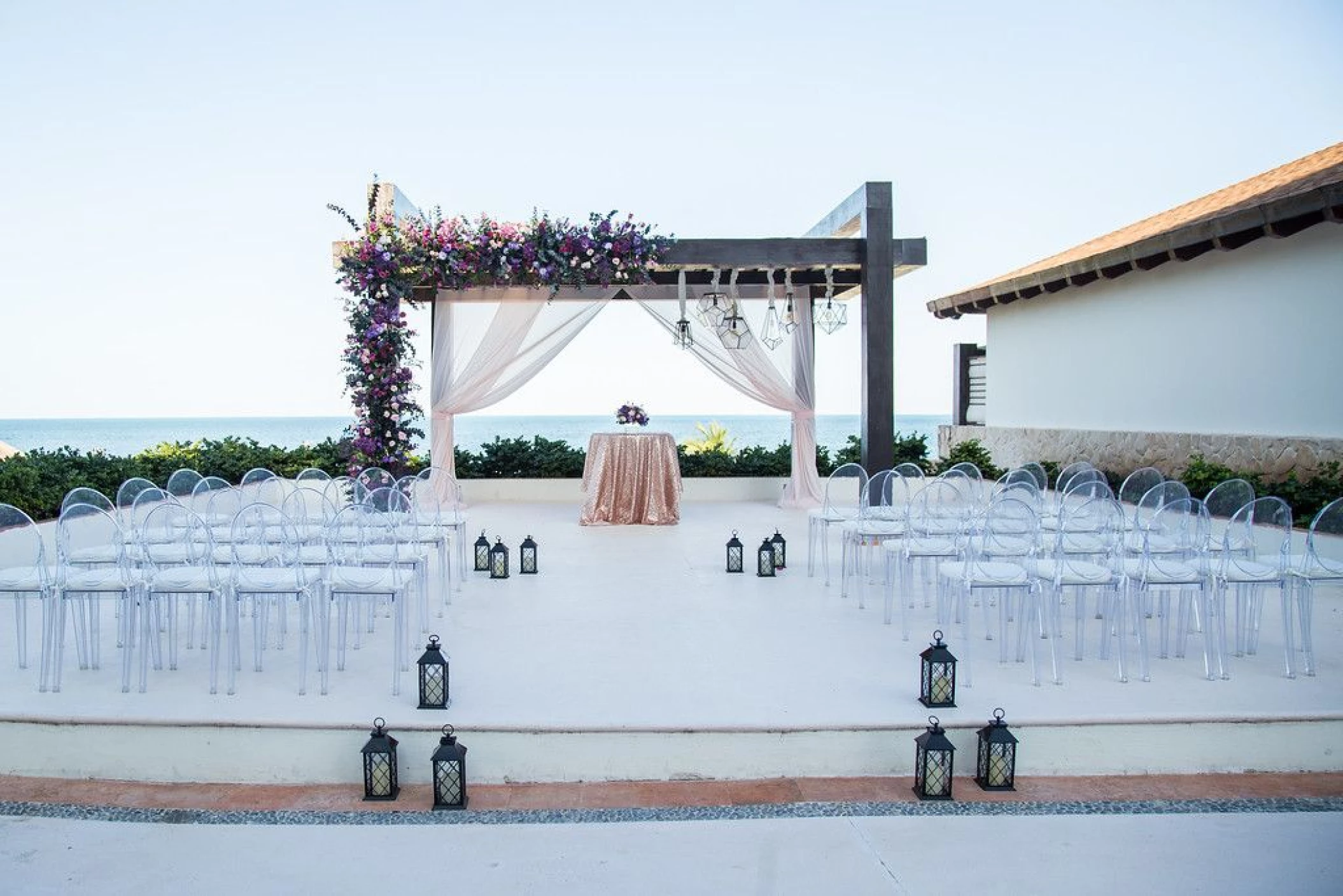 Wedding gazebo at Secrets Playa Mujeres Resort