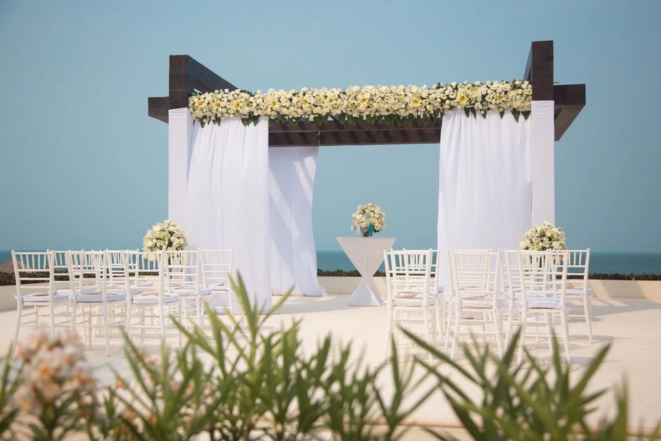 Wedding gazebo at Secrets Playa Mujeres Resort
