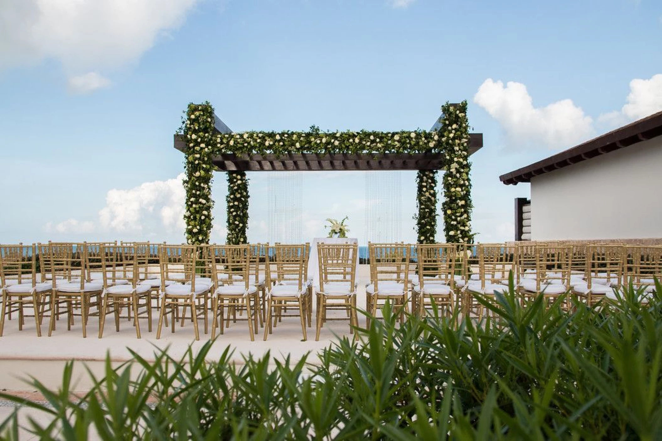 Wedding gazebo at Secrets Playa Mujeres Resort