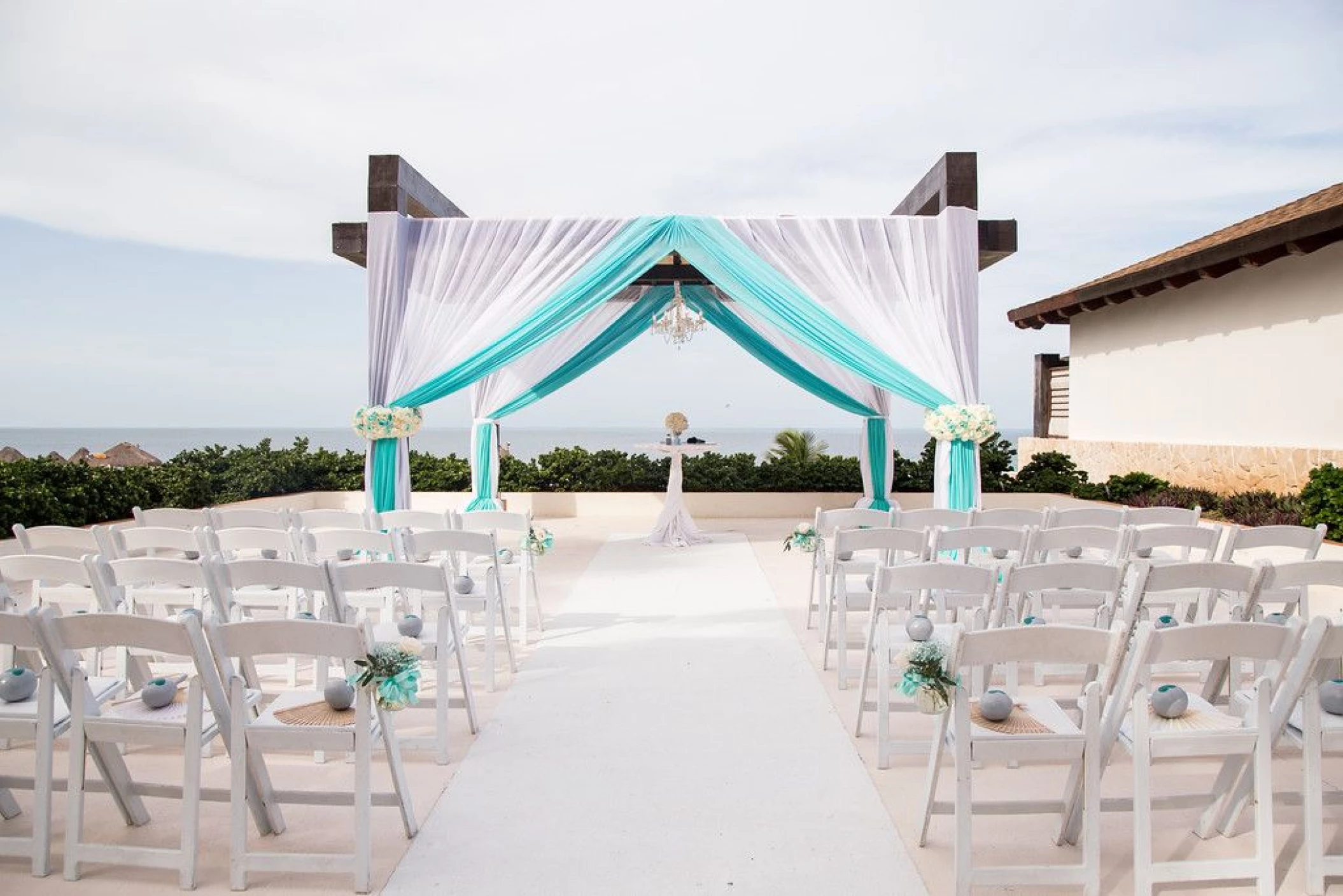 Wedding gazebo at Secrets Playa Mujeres Resort