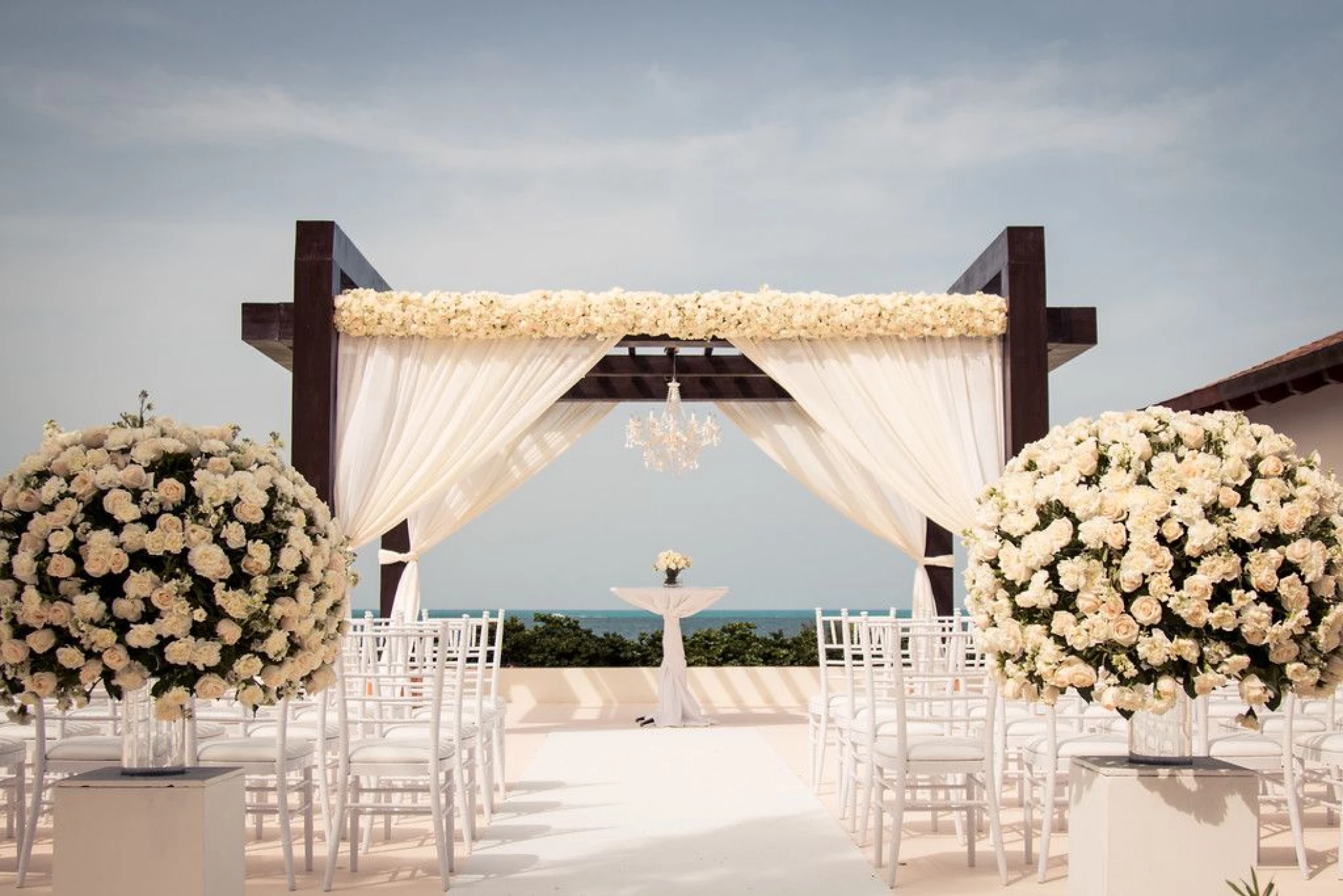 Wedding gazebo at Secrets Playa Mujeres Resort