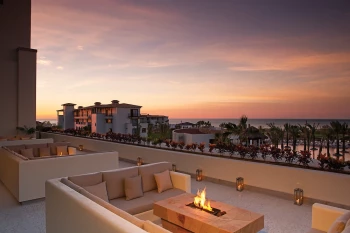 Rendezvous terrace at Secrets Puerto Los Cabos Golf & Spa Resort