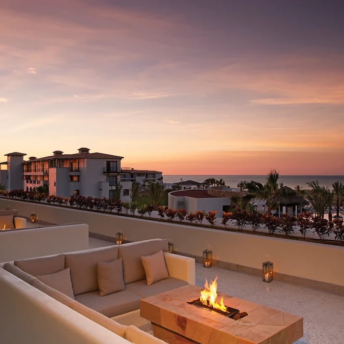 Rendezvous terrace at Secrets Puerto Los Cabos Golf & Spa Resort