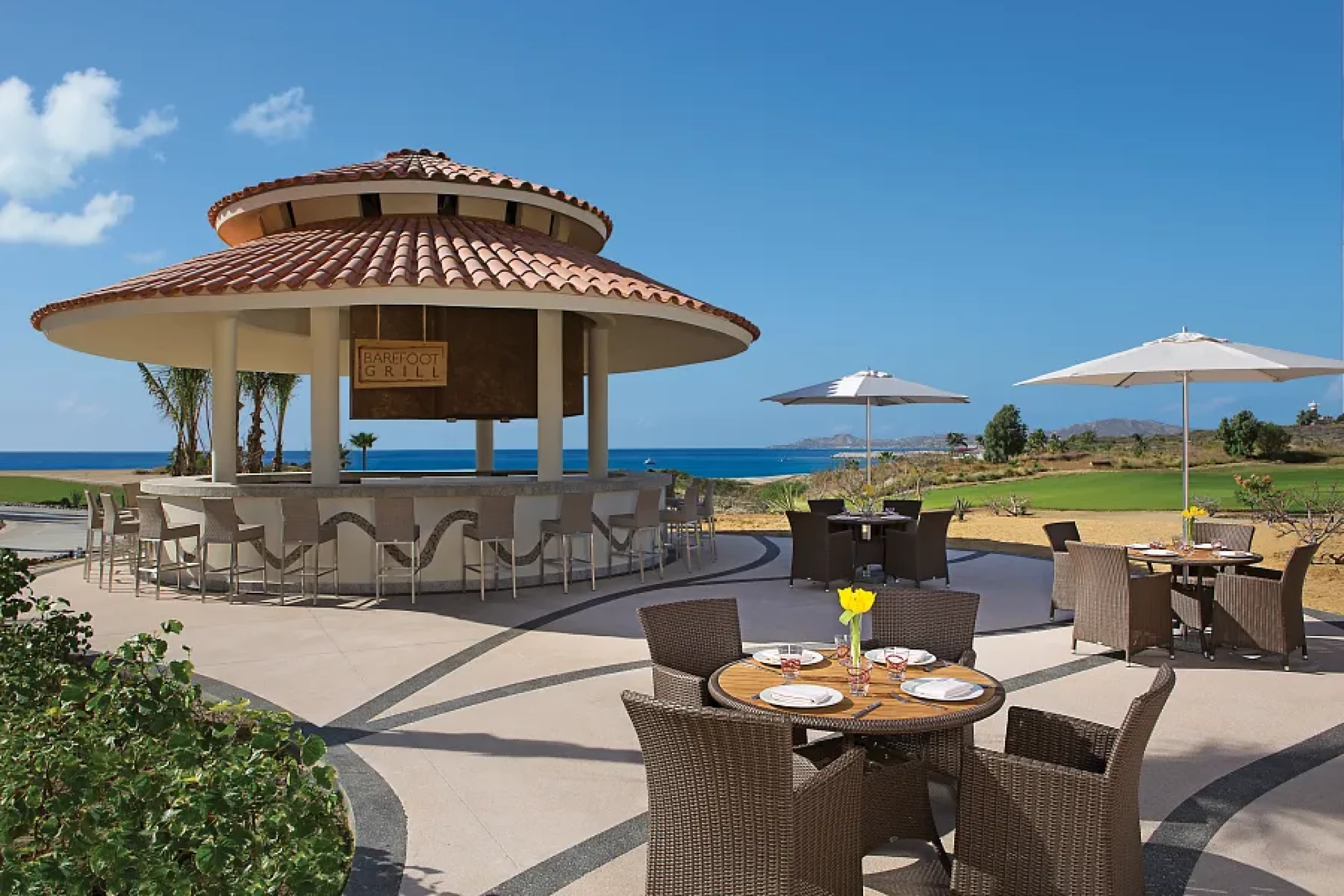 Barefoot grill at Secrets Puerto Los Cabos Golf & Spa Resort