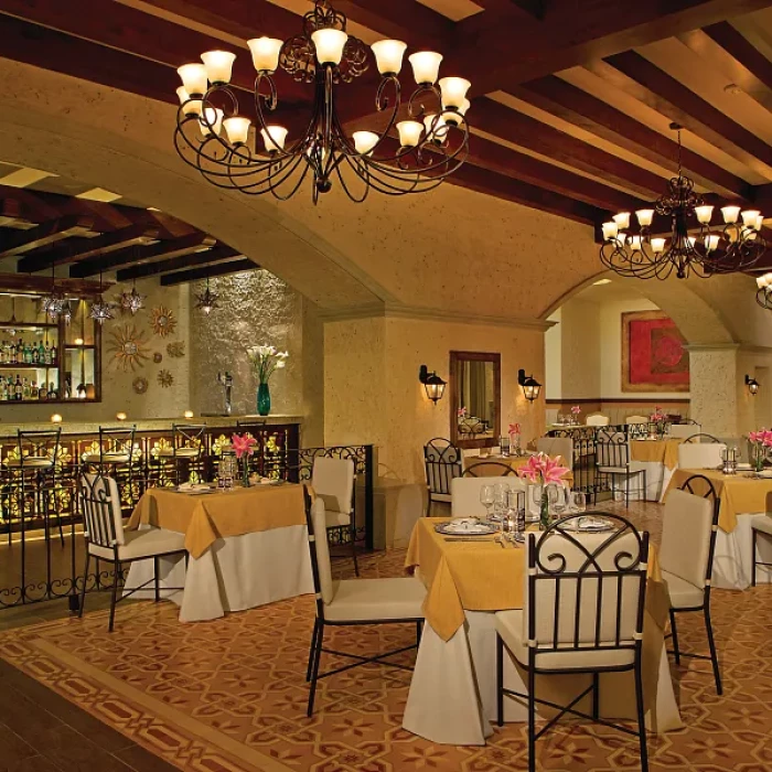 El patio restaurant at Secrets Puerto Los Cabos Golf & Spa Resort