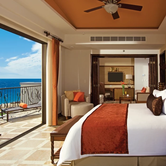 Master suite at Secrets Puerto Los Cabos Golf & Spa Resort