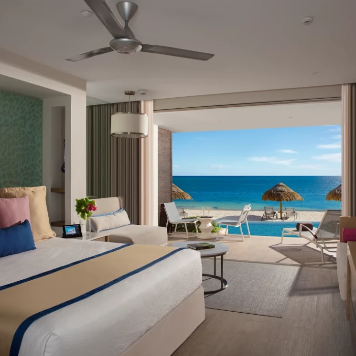 Oceanview room at Secrets Riviera Cancun