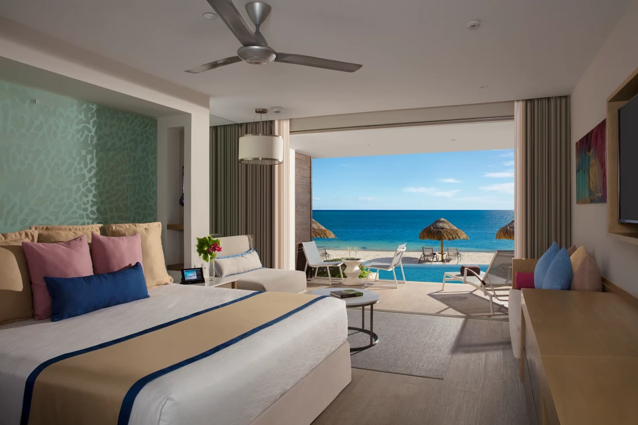 Oceanview room at Secrets Riviera Cancun