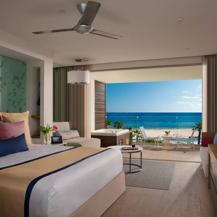 Oceanview suite at Secrets Riviera Cancun