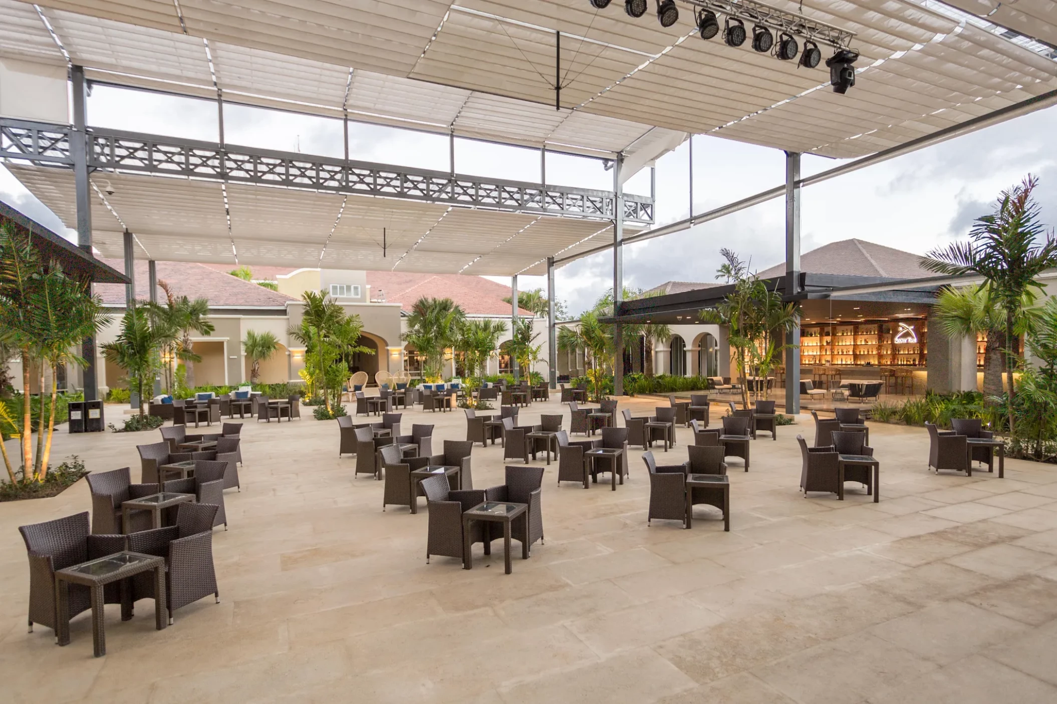 Main plaza at Secrets Royal Beach Punta Cana