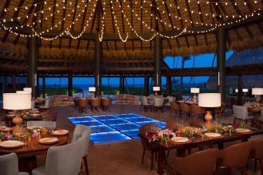 Dinner reception on the olio restaurant at Secrets Royal Beach Punta Cana