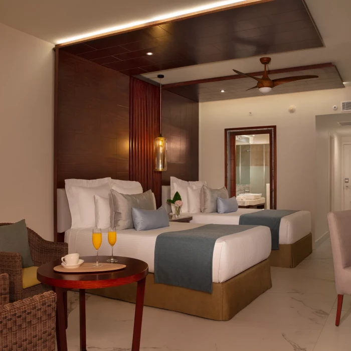 Double bed suite at Secrets Royal Beach Punta Cana