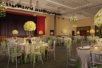 Dinner reception in the ballroom at Secrets Royal Beach Punta Cana
