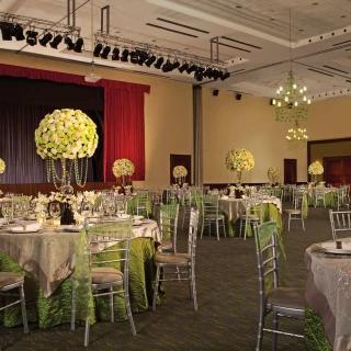 Dinner reception in the ballroom at Secrets Royal Beach Punta Cana