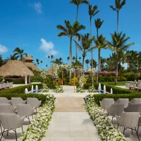 Ceremony in the fountain at Secrets Royal Beach Punta Cana