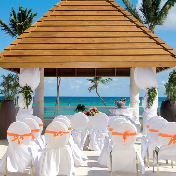 Ceremony in the royal gazebo at Secrets Royal Beach Punta Cana