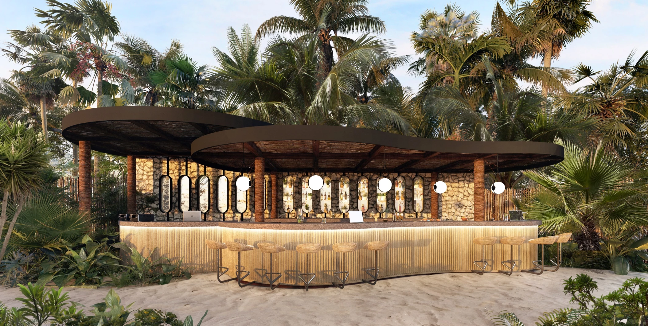 Bar Barracuda at Secrets Tulum Resort and Beach Club