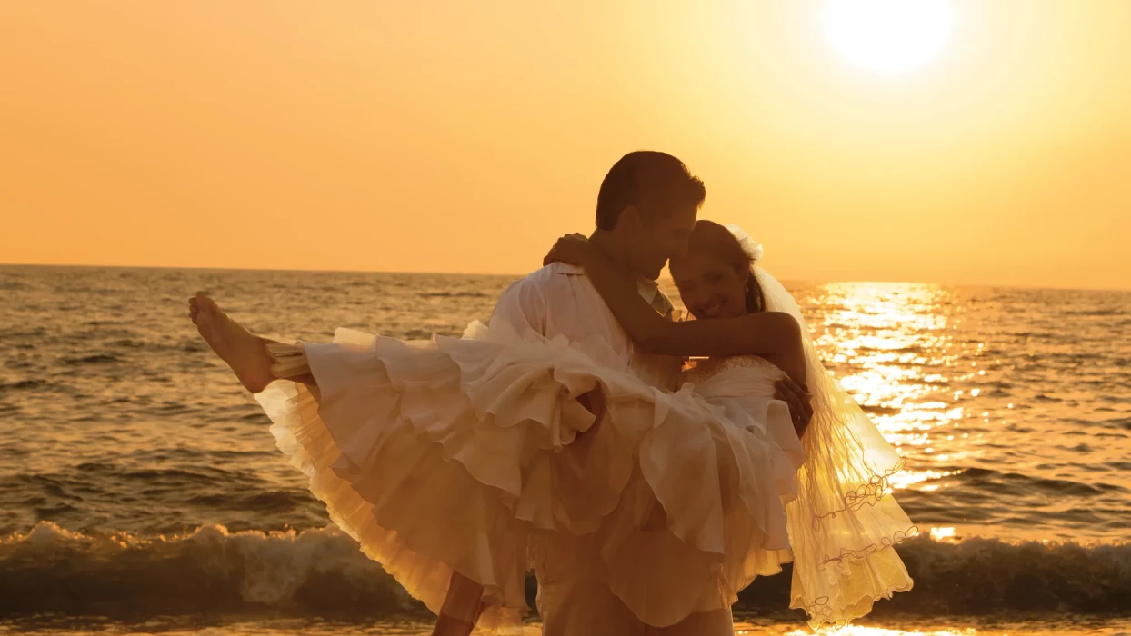 Couple on the beach at Secrets Vallarta Bay Puerto Vallarta