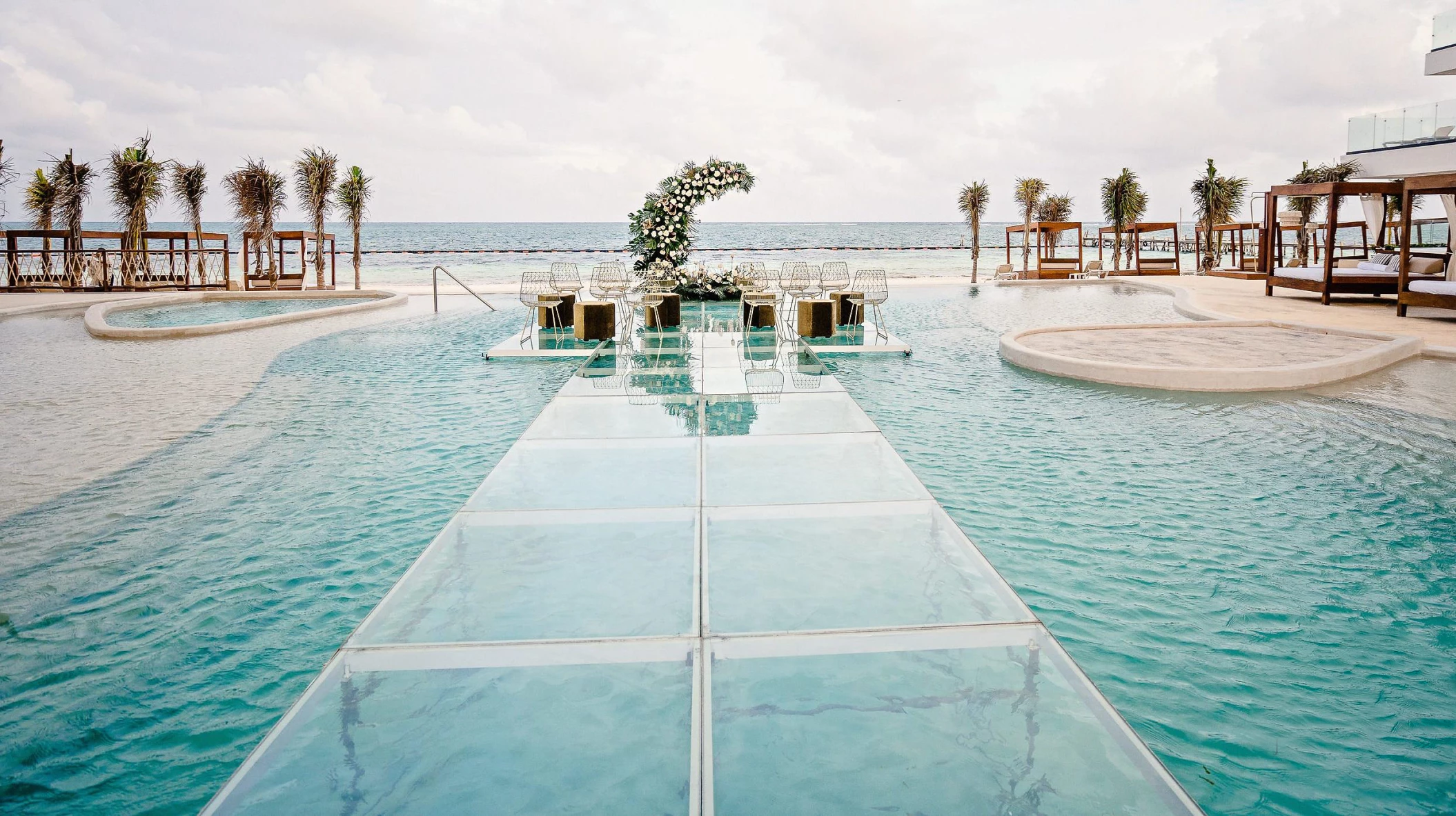 Pool area at Sensira Resort and Spa Riviera Maya