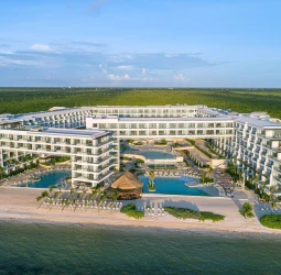Aerial view at Sensira Resort and Spa Riviera Maya