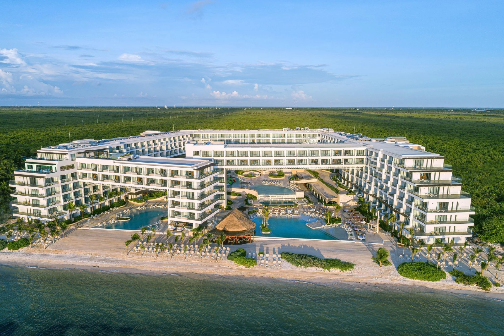 Aerial view at Sensira Resort and Spa Riviera Maya