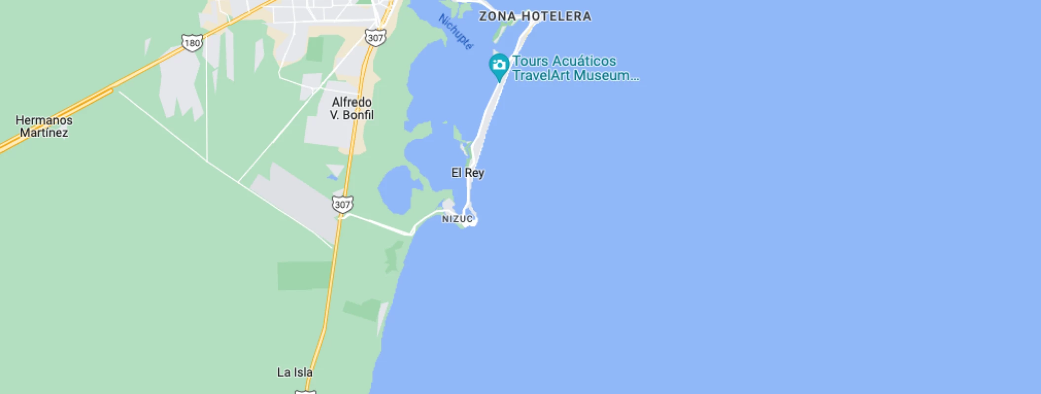 Google maps of Sensira Resort and Spa Riviera Maya