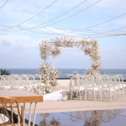 Wedding decor at Sensira Resort and Spa Riviera Maya