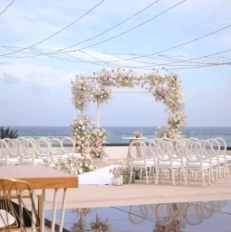 Wedding decor at Sensira Resort and Spa Riviera Maya
