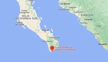 Google maps of Sirena del Mar By Vacation Club Rentals