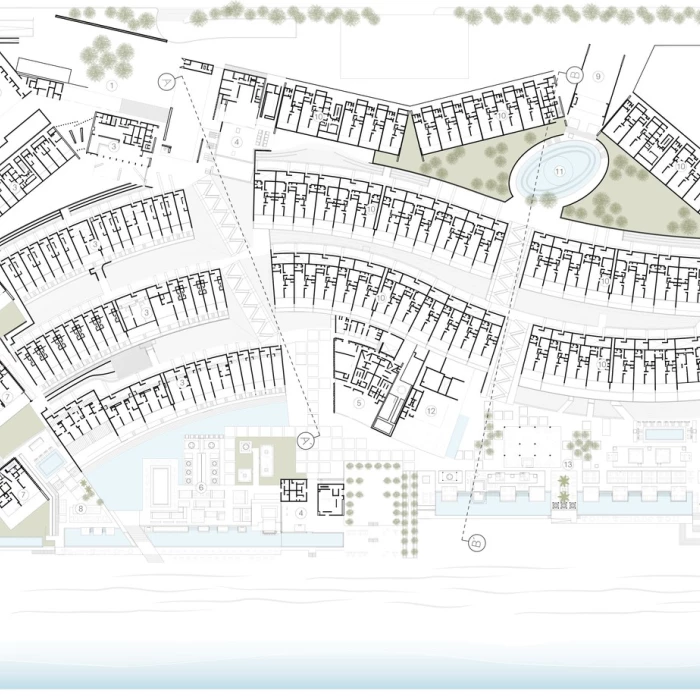 Resort map of Solaz Los Cabos