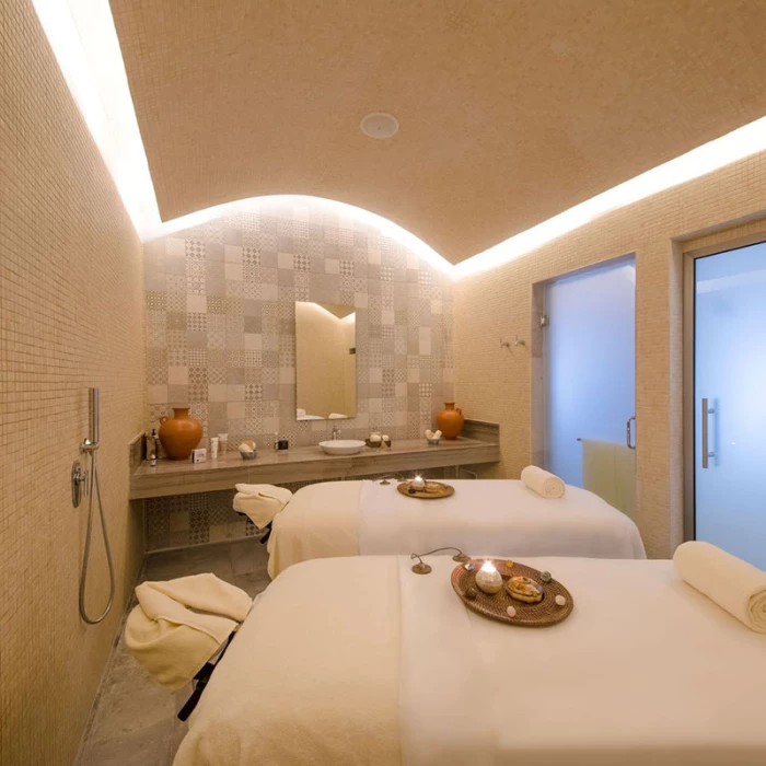 Haven Riviera Cancun couple's massage room at spa.