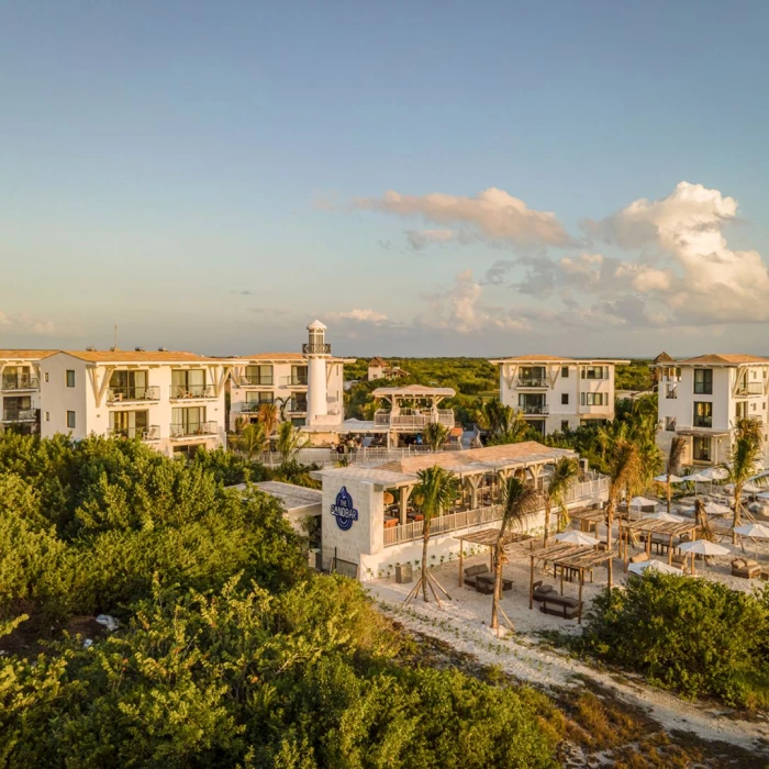 Aerial view of St. Somewhere Resort Holbox