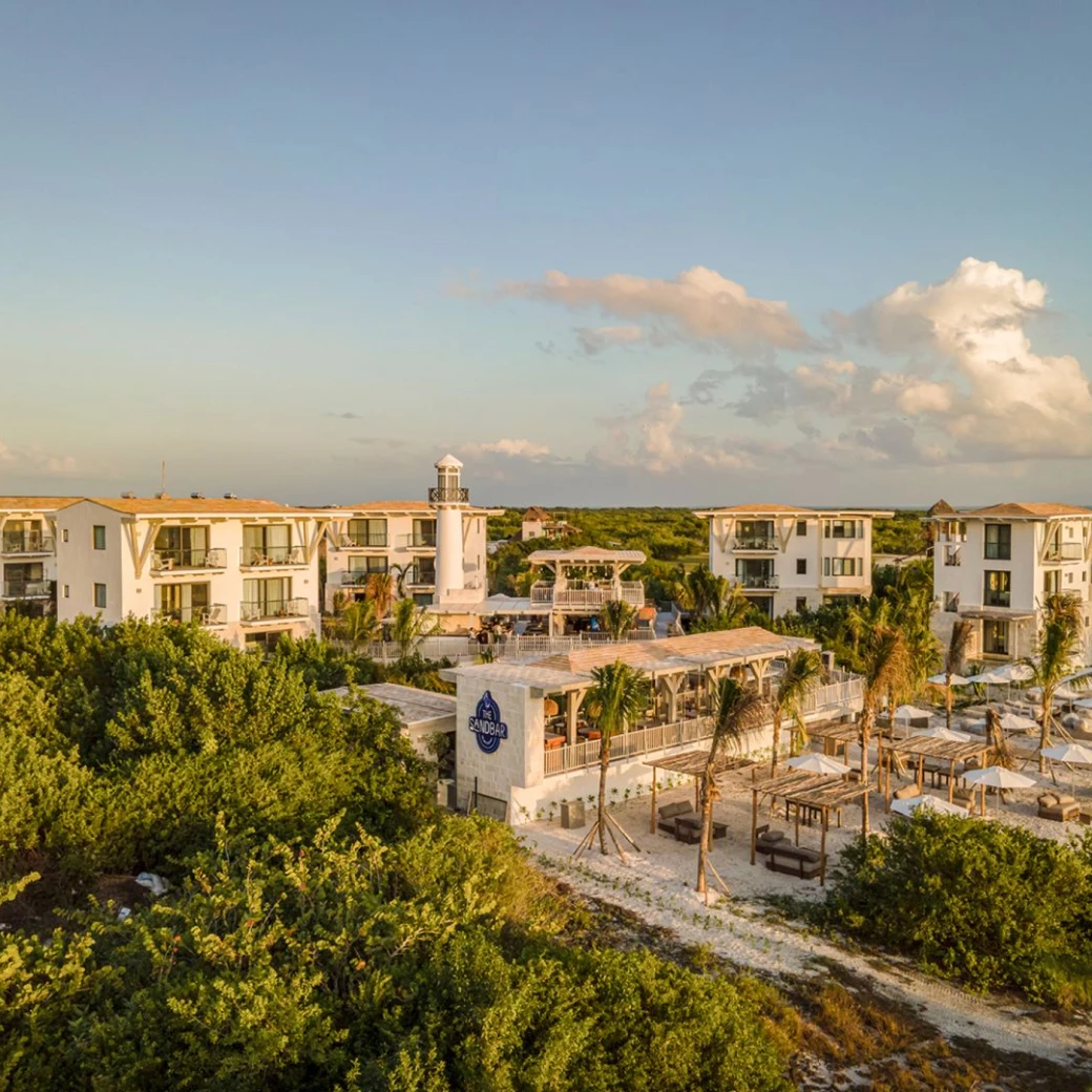 Aerial view of St. Somewhere Resort Holbox