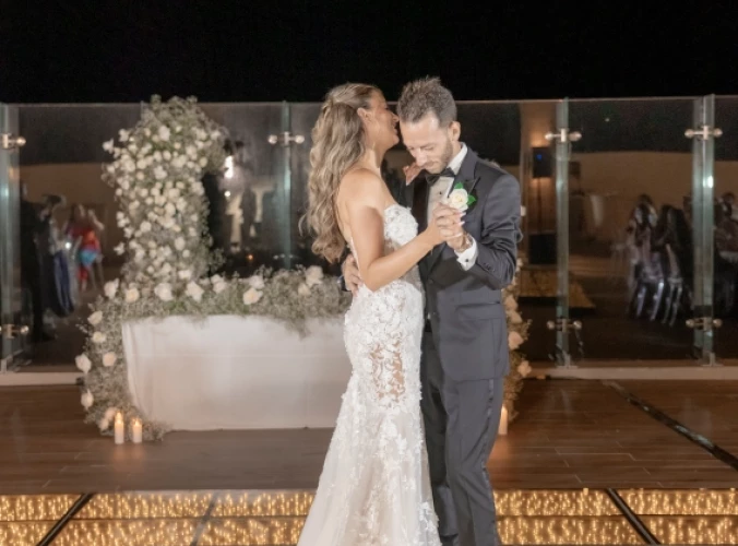 Andreana and Alessandro on the dance floor