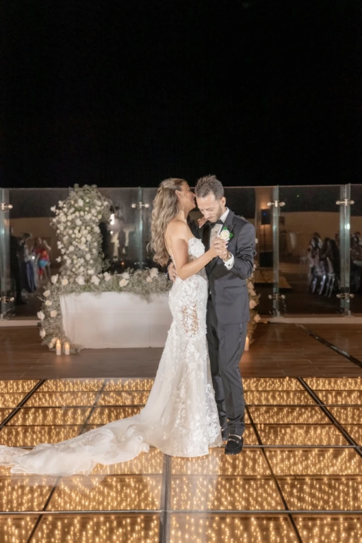 Andreana and Alessandro on the dance floor