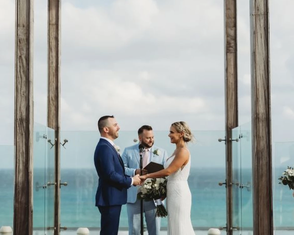 Samantha and William wedding ceremony