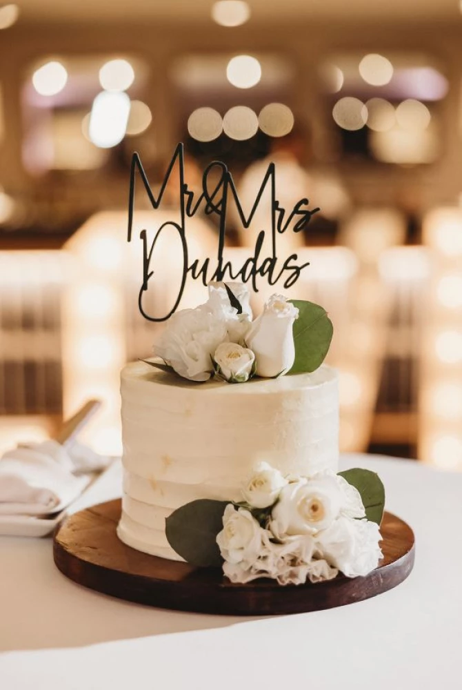 wedding cake of Samantha and William