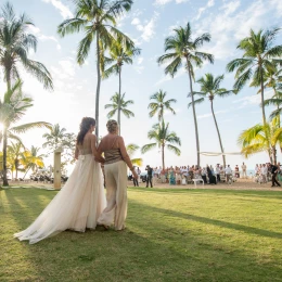 Beach and garden wedding venue at Sublime samana Las Terrenas