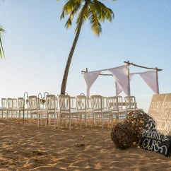 Ceremony on the beach at Sublime samana Las Terrenas