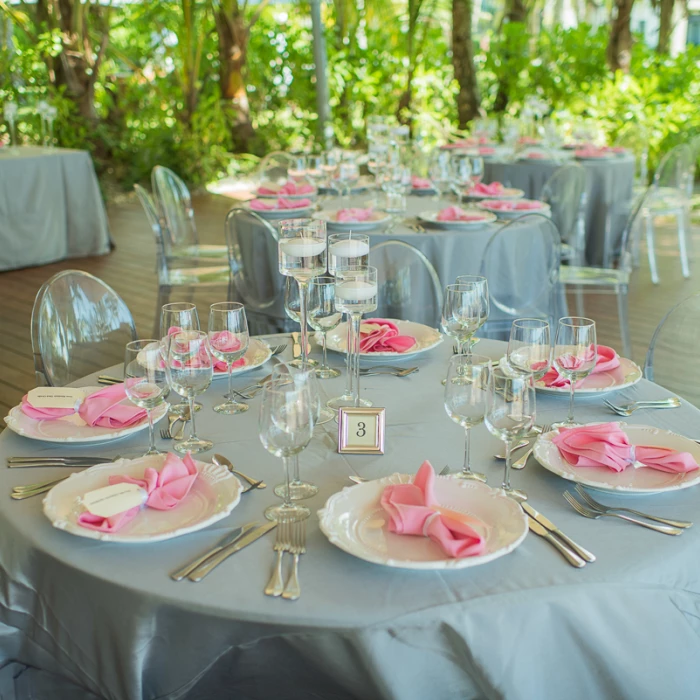 Dinner reception on Bistro terrace at Sublime samana Las Terrenas