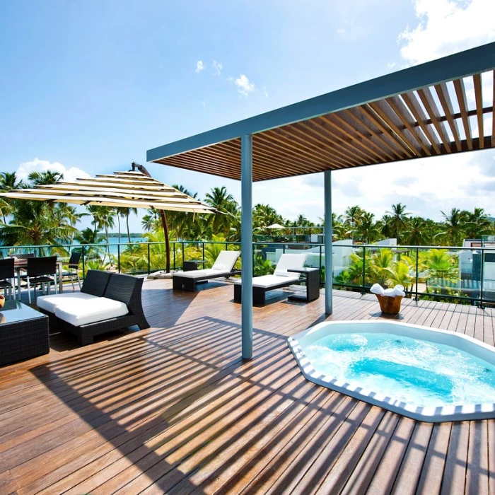 Rooftop of three bedroom casita at Sublime samana Las Terrenas