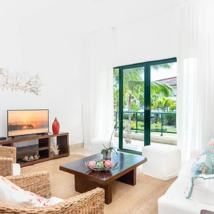 Two bedroom suite living room at Sublime samana Las Terrenas