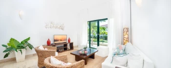 Two bedroom suite living room at Sublime samana Las Terrenas