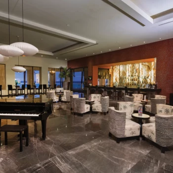 Sunscape Akumal lobby bar with piano