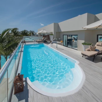Sunscape Akumal presidential suite with pool on balcony