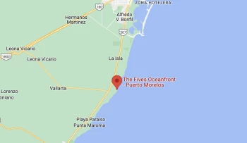 The fives oceanfront puerto morelos google maps