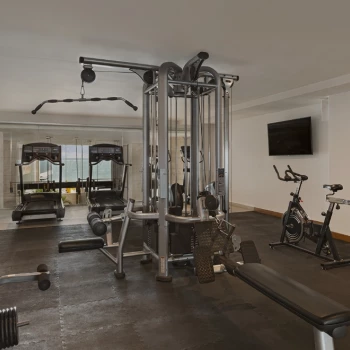 Fitness center at The Fives Oceanfront Puerto Morelos