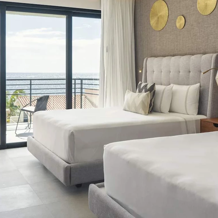 Double bed suites at The Fives Oceanfront Puerto Morelos