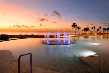 TRS Yucatan Fountain and main pool with oceanview
